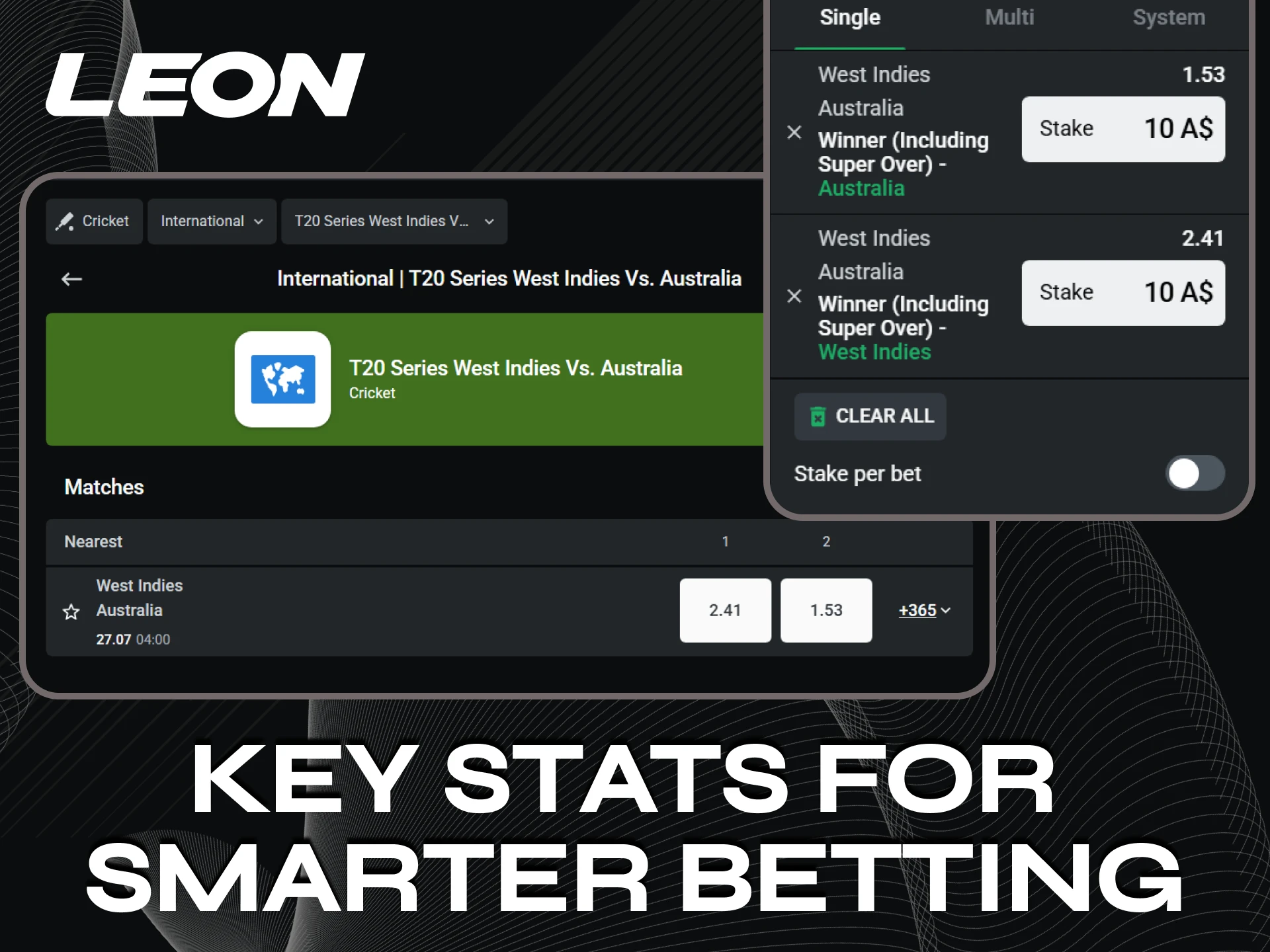 Check out Leonbet's Cricket Betting Tips.